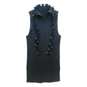 RARE Pleats Please Issey Miyake spiral top